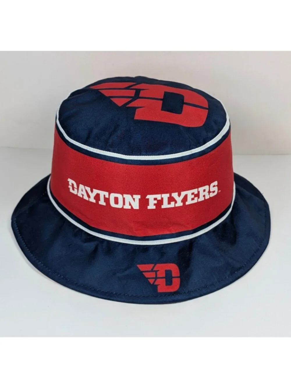 University of Dayton Flyers UD Bucket Hat Reversible Blue Red NCAA Ohio Cap